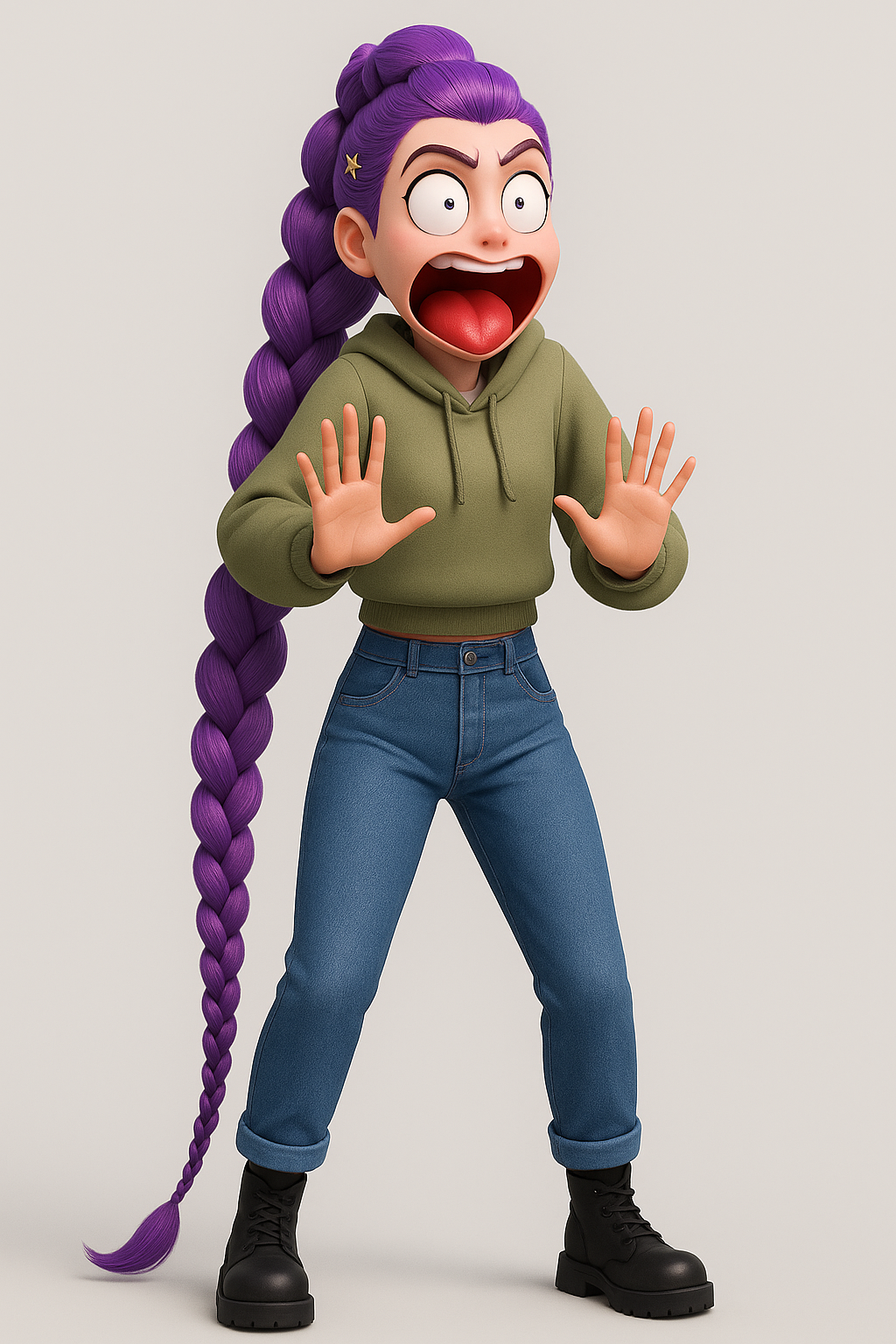 Rumi – K-Pop Demon Hunters in Funny Pose