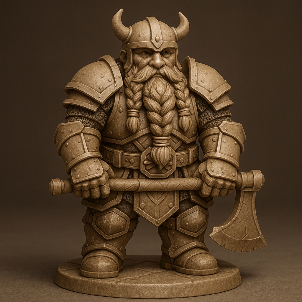 Korran, the Dwarf Warrior