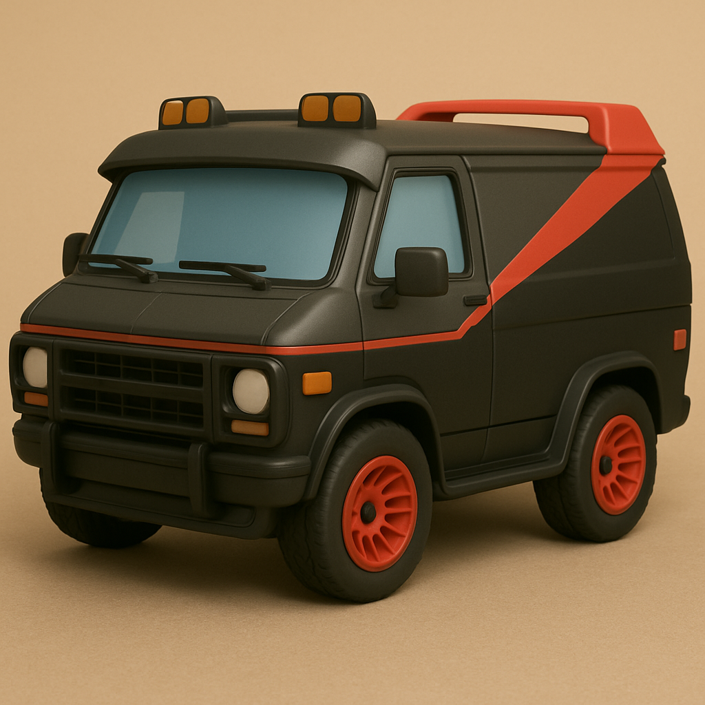 Q Posket style A-Team Van (The A-Team)